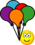 Party balloons emoticon